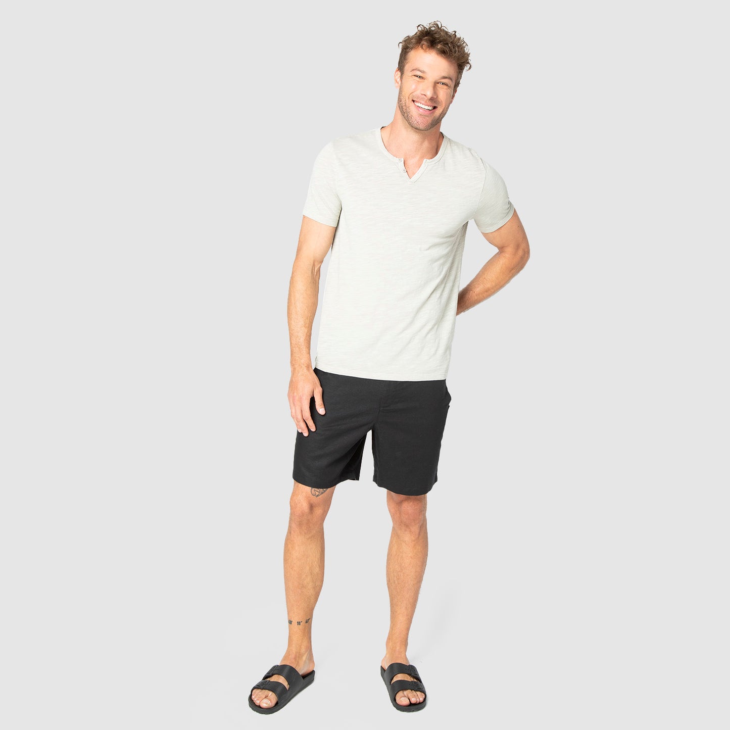 Linen shorts
