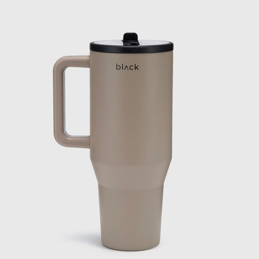 BOTELLA STRAW MUG SAND