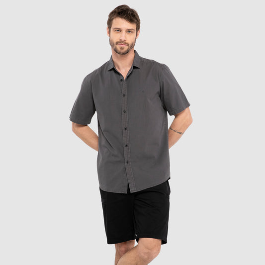 CAMISA DE ALGODÓN MANGA CORTA
