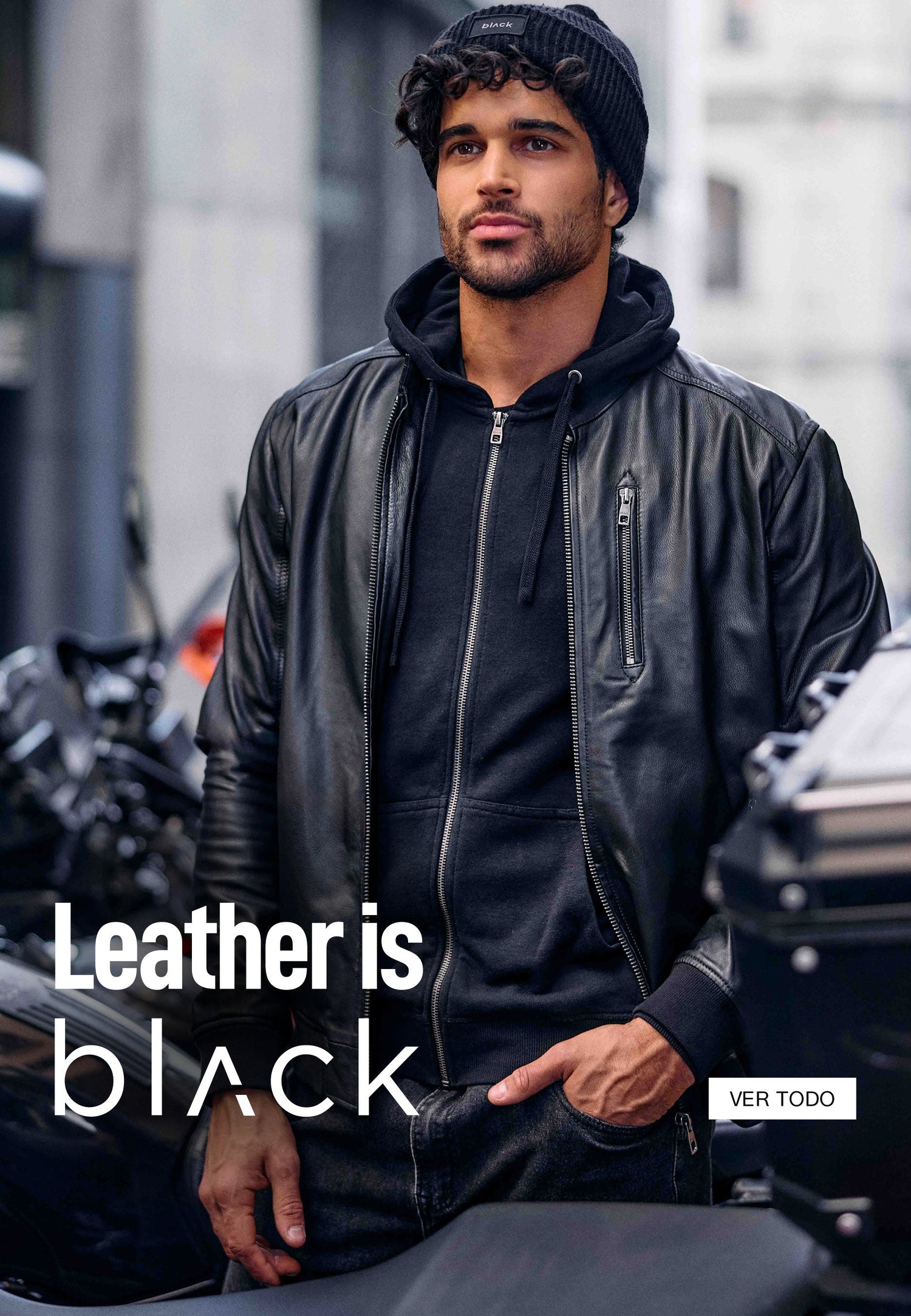 CHAQUETAS DE CUERO HOMBRE