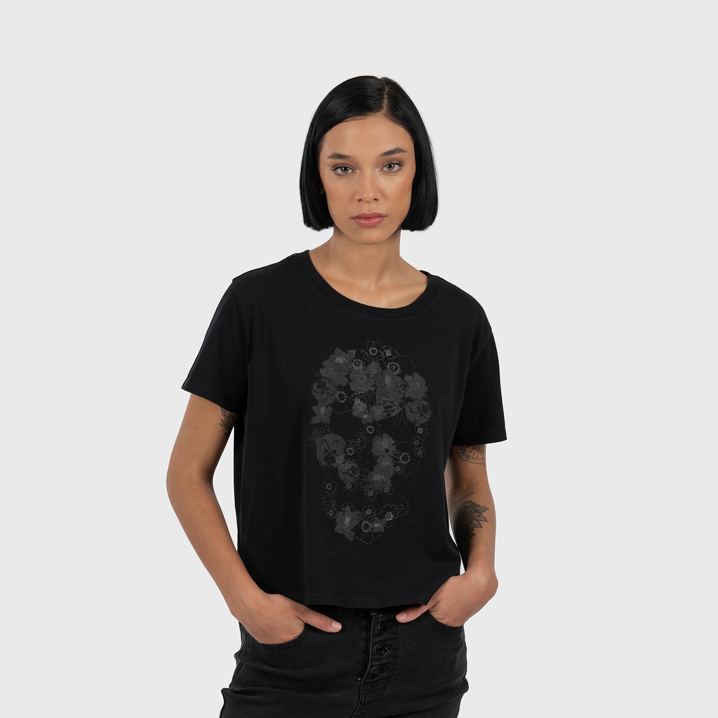 WOMEN TEE SKULL