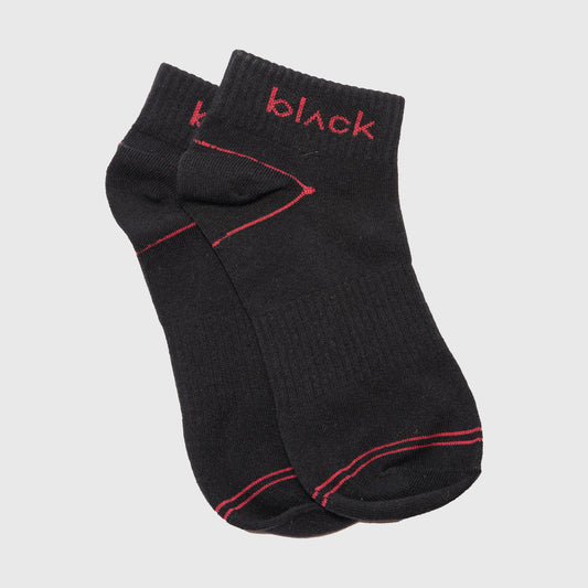 SHORT SOCKS LINE STRETCH RED