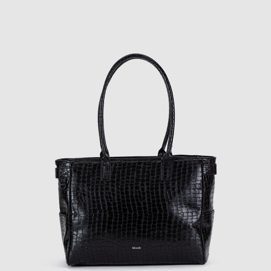 TOTE CAIMAN BLACK