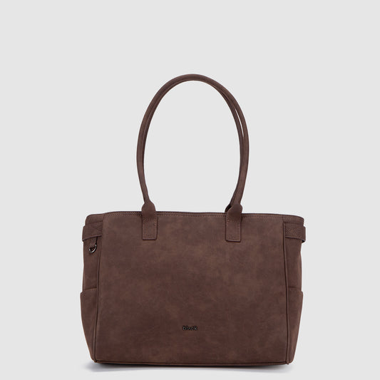 TOTE SUEDE MOKA