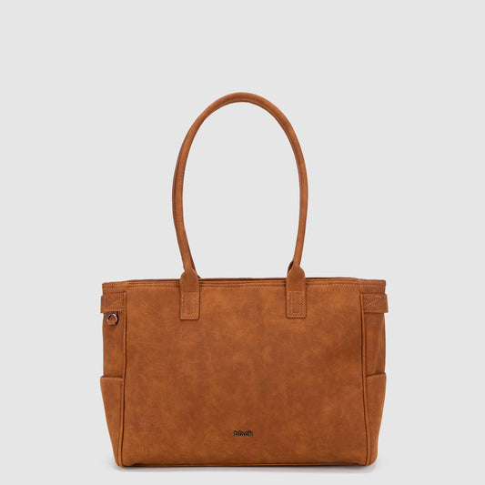 TOTE SUEDE CAMEL