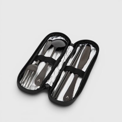 SET CUBIERTOS BLACK