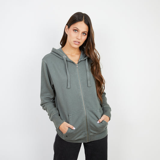 WOMEN'S ZIPPER HOODIE