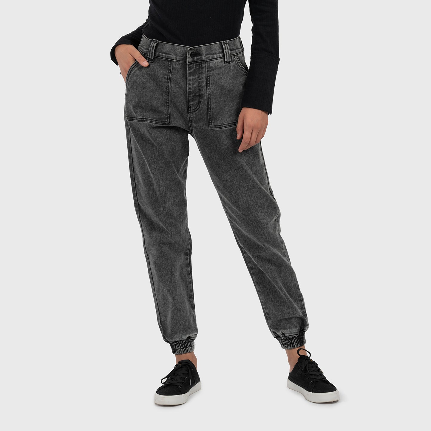 WOMEN WASH JEANS JOGGER