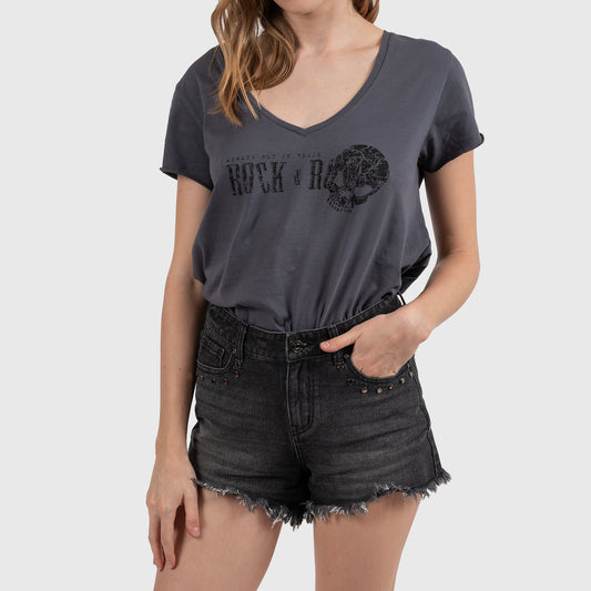 WOMEN DENIM SHORT