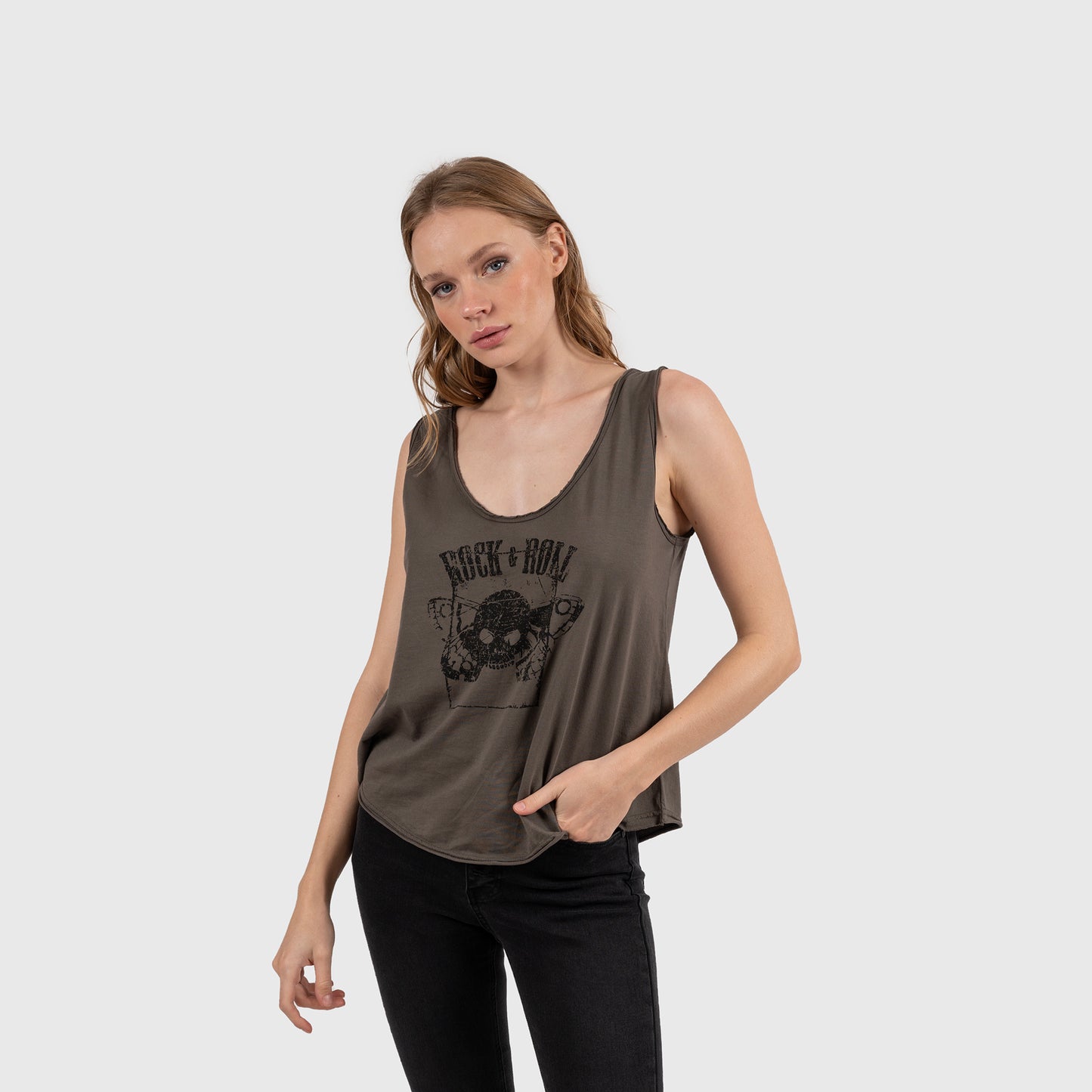 WOMEN COTTON TANK TEE